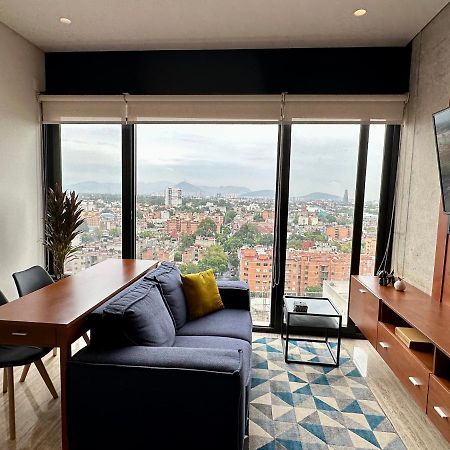 Loft Con Increible Vista Zona Polanco Condesa - Gym Y Business Center Lägenhet Mexico City Exteriör bild