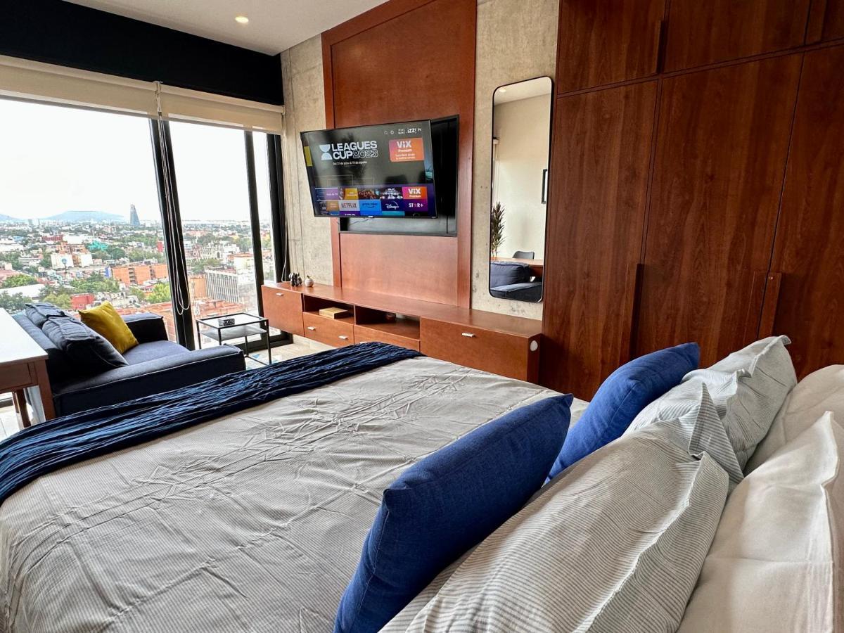 Loft Con Increible Vista Zona Polanco Condesa - Gym Y Business Center Lägenhet Mexico City Exteriör bild