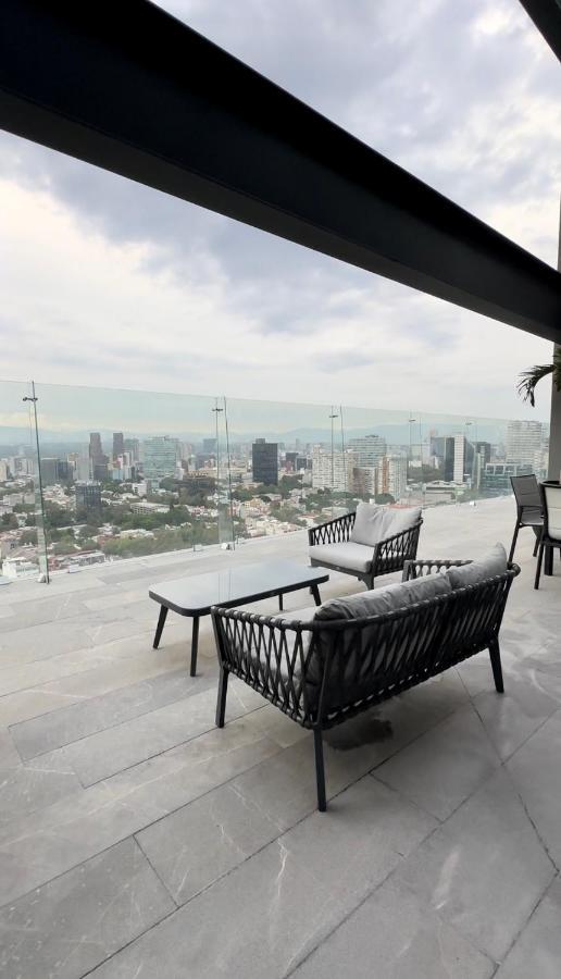 Loft Con Increible Vista Zona Polanco Condesa - Gym Y Business Center Lägenhet Mexico City Exteriör bild